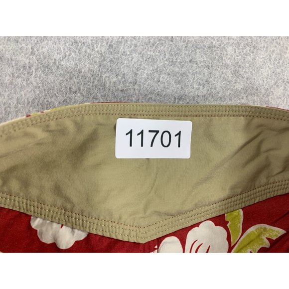 Patagonia Wavefarer Floral Swim Surf Board Shorts‎ (Men's 34) Red - Picture 5 of 12